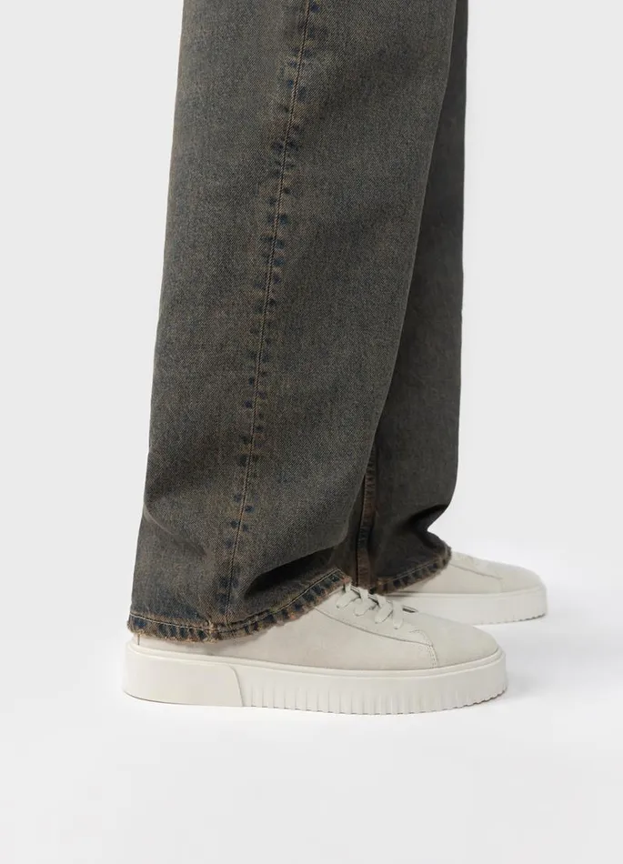 Men Vagabond Sneakers DEREK SNEAKERS Light Grey Suede