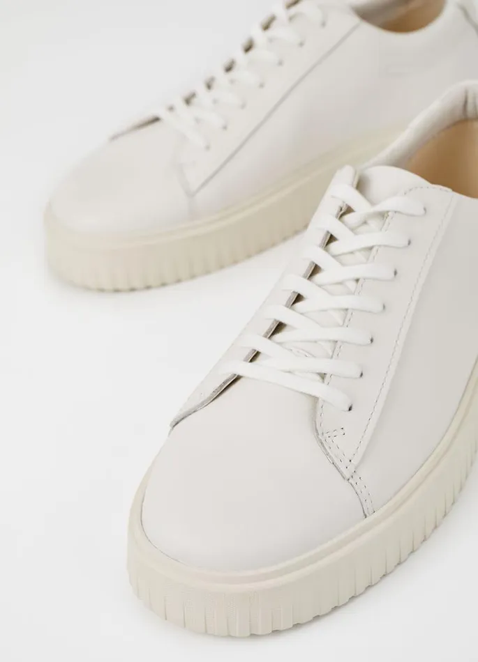 Men Vagabond Sneakers DEREK SNEAKERS White Leather