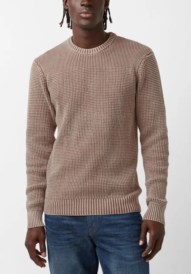 Men Washy Beige Mens Sweater Thrush Buffalo David Bitton Sweaters