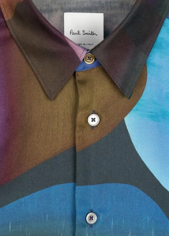 Mens 039Abstract039 Lyocell Shirt Paul Smith Shirts Mens 039Abstract039 Lyocell Shirt Paul Smith Shirts