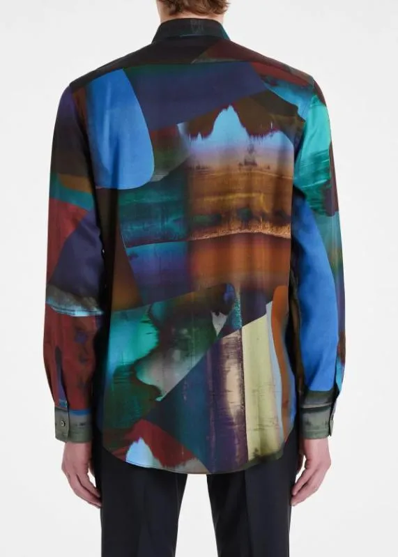 Mens 039Abstract039 Lyocell Shirt Paul Smith Shirts Mens 039Abstract039 Lyocell Shirt Paul Smith Shirts