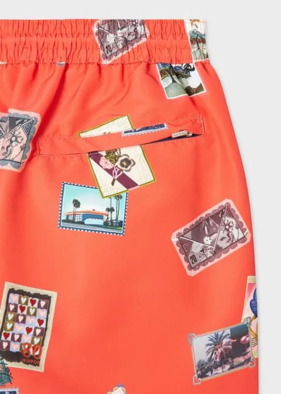 Mens 039Postcards039 Swim Shorts Paul Smith Swimwear Mens 039Postcards039 Swim Shorts Paul Smith Swimwear