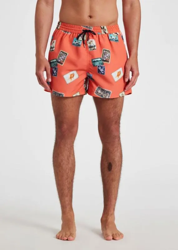 Mens 039Postcards039 Swim Shorts Paul Smith Swimwear Mens 039Postcards039 Swim Shorts Paul Smith Swimwear