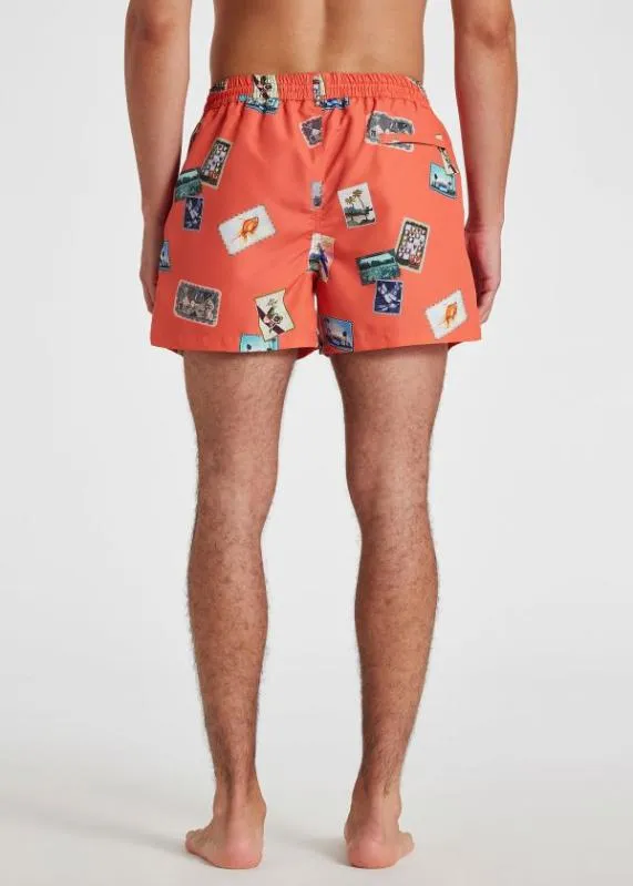 Mens 039Postcards039 Swim Shorts Paul Smith Swimwear Mens 039Postcards039 Swim Shorts Paul Smith Swimwear