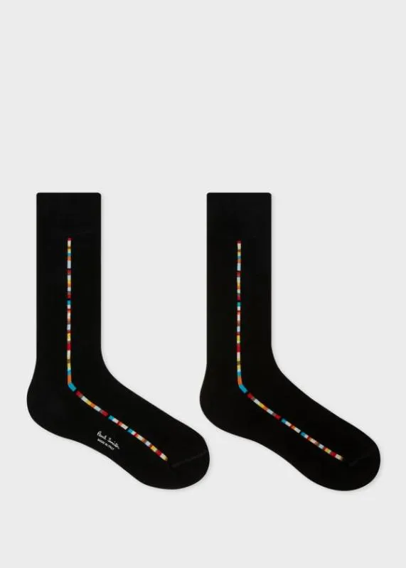 Mens 039Signature Stripe039 Central Trim Socks Paul Smith Socks Mens 039Signature Stripe039 Central Trim Socks Paul Smith Socks