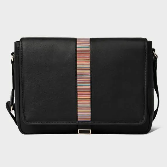 Mens 039Signature Stripe039 Messenger Bag Paul Smith Bags