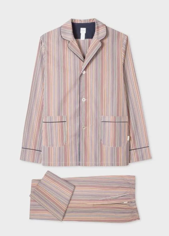 Mens 039Signature Stripe039 Pyjama Set Paul Smith Nightwear