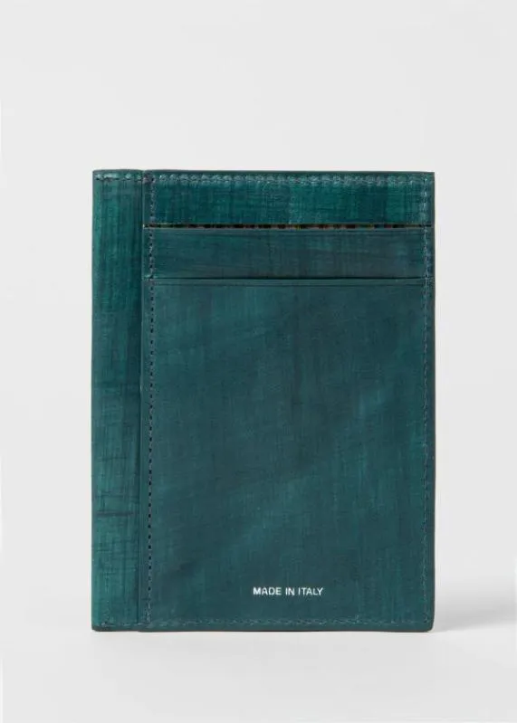 Mens Brushstroke Leather Card Holder Paul Smith Wallets Mens Brushstroke Leather Card Holder Paul Smith Wallets