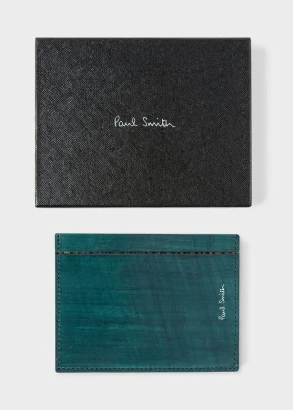 Mens Brushstroke Leather Card Holder Paul Smith Wallets Mens Brushstroke Leather Card Holder Paul Smith Wallets
