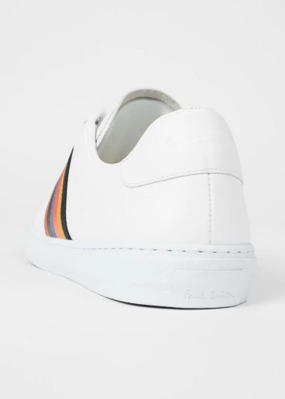 Mens Calf Leather 039Hansen039 Sneakers With 039Bright Stripe039 Webbing Paul Smith Sneakers Mens Calf Leather 039Hansen039 Sneakers With 039Bright Stripe039 Webbing Paul Smith Sneakers