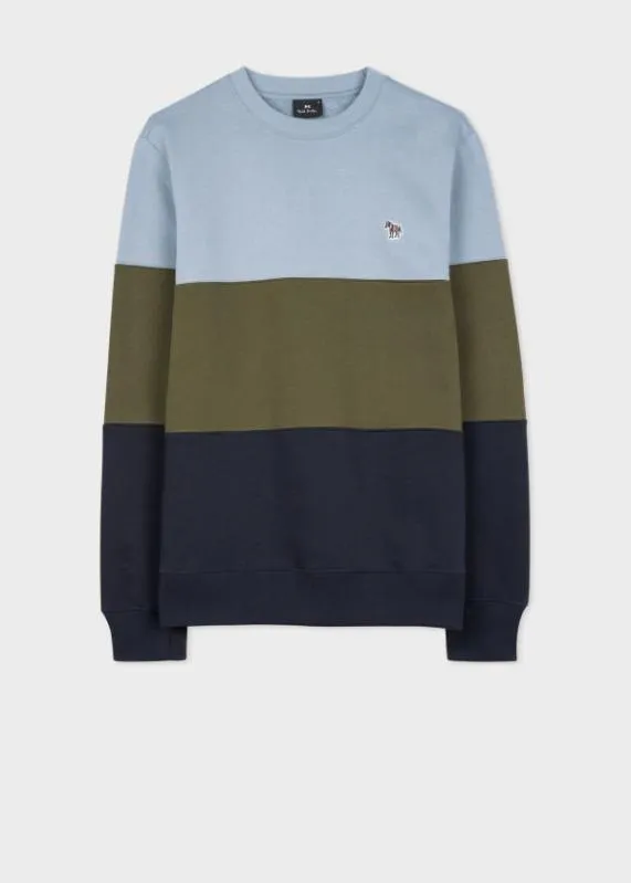 Mens Colour Block 039Zebra039 Sweatshirt Paul Smith Sweatshirts and Hoodies