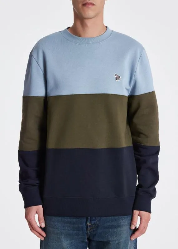 Mens Colour Block 039Zebra039 Sweatshirt Paul Smith Sweatshirts and Hoodies Mens Colour Block 039Zebra039 Sweatshirt Paul Smith Sweatshirts and Hoodies