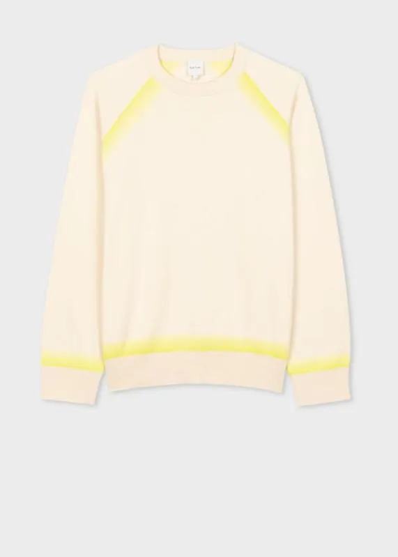 Mens CottonAlpaca 039Haze039 Border Sweater Paul Smith Sweaters