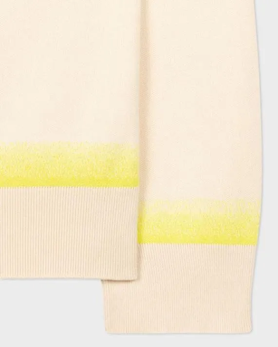 Mens CottonAlpaca 039Haze039 Border Sweater Paul Smith Sweaters Mens CottonAlpaca 039Haze039 Border Sweater Paul Smith Sweaters