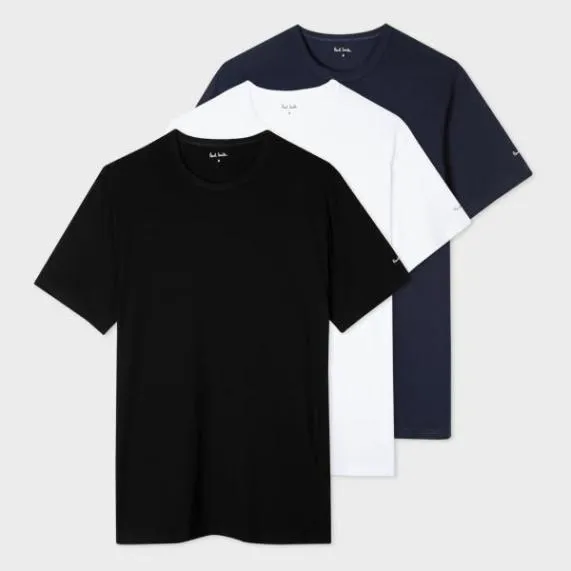 Mens Cotton Lounge TShirts Three Pack Paul Smith Loungewear