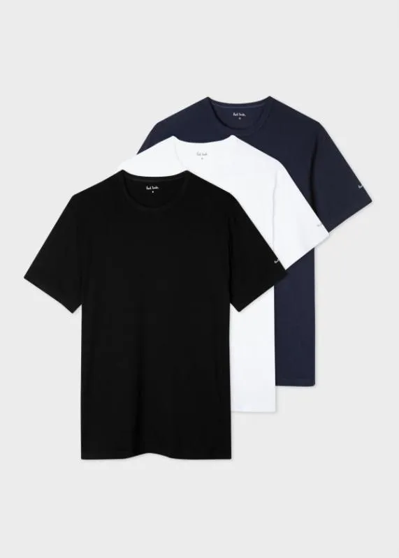 Mens Cotton Lounge TShirts Three Pack Paul Smith Loungewear Mens Cotton Lounge TShirts Three Pack Paul Smith Loungewear