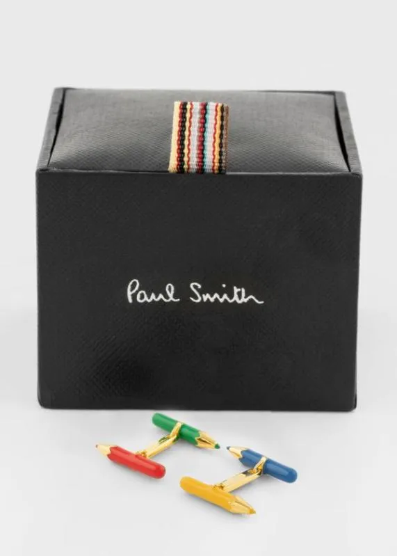 Mens Double Pencil Linked Cufflinks Paul Smith Cufflinks Mens Double Pencil Linked Cufflinks Paul Smith Cufflinks