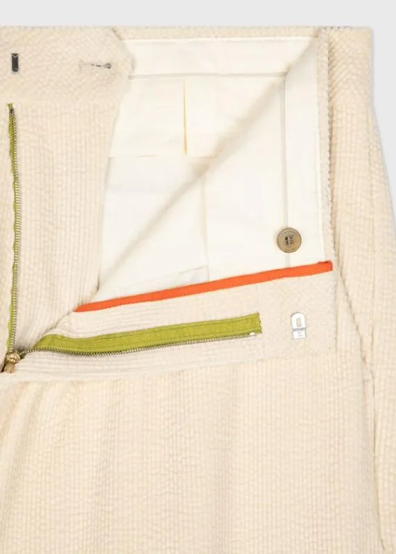 Mens Ecru Seersucker Corduroy Trousers Paul Smith Pants Mens Ecru Seersucker Corduroy Trousers Paul Smith Pants