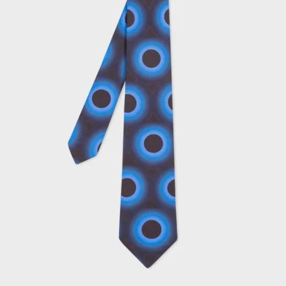 Mens Glow Spot Silk Tie Paul Smith Ties