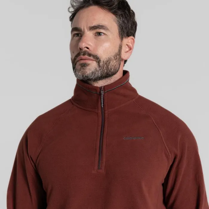 Mens Half Zip Fleece Craghoppers Corey VI Half Zip Fleece Axinite Red Mens Half Zip Fleece Craghoppers Corey VI Half Zip Fleece Axinite Red