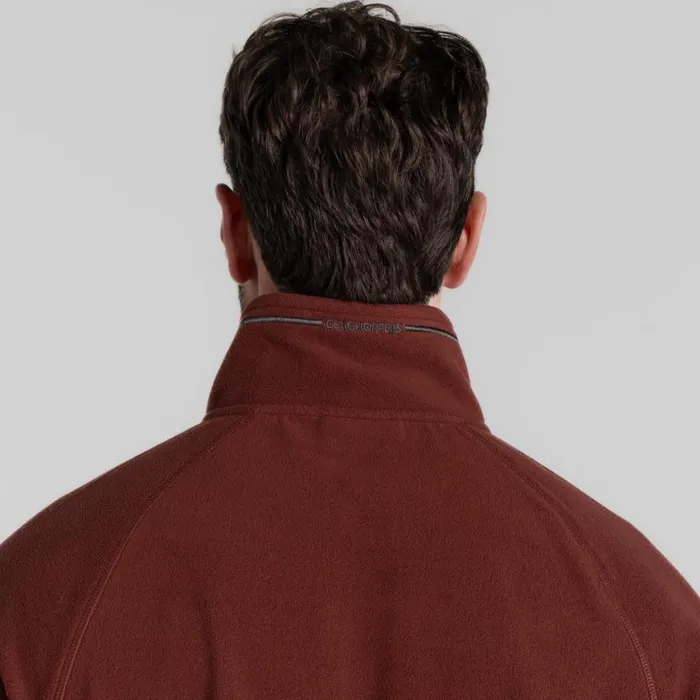 Mens Half Zip Fleece Craghoppers Corey VI Half Zip Fleece Axinite Red Mens Half Zip Fleece Craghoppers Corey VI Half Zip Fleece Axinite Red