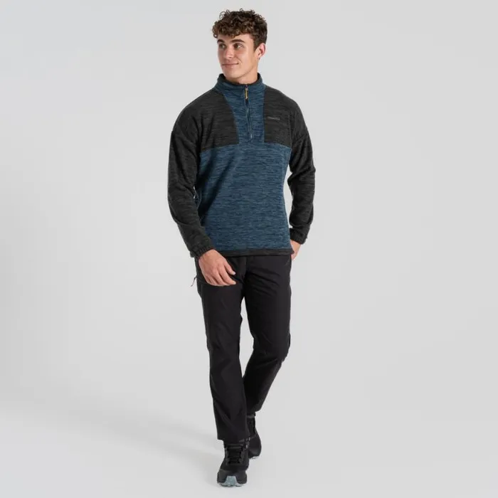 Mens Half Zip Fleece Craghoppers Esk Half Zip Fleece Blue Stone Mens Half Zip Fleece Craghoppers Esk Half Zip Fleece Blue Stone