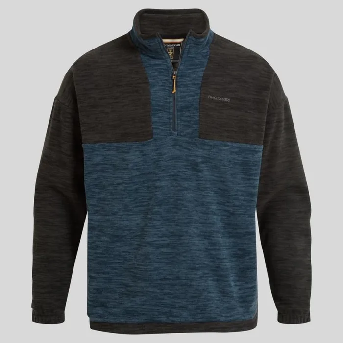 Mens Half Zip Fleece Craghoppers Esk Half Zip Fleece Blue Stone Mens Half Zip Fleece Craghoppers Esk Half Zip Fleece Blue Stone