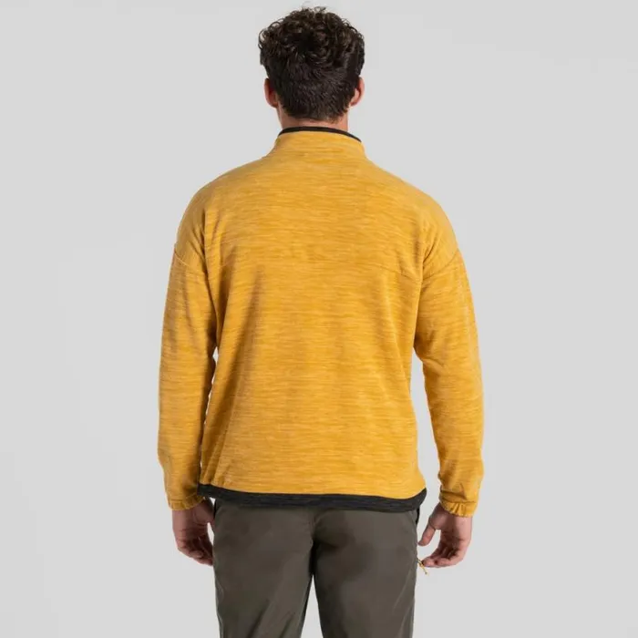 Mens Half Zip Fleece Craghoppers Esk Half Zip Fleece Warbler Yellow Mens Half Zip Fleece Craghoppers Esk Half Zip Fleece Warbler Yellow