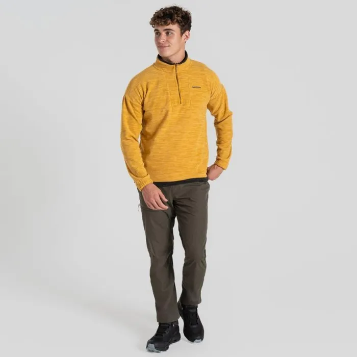 Mens Half Zip Fleece Craghoppers Esk Half Zip Fleece Warbler Yellow Mens Half Zip Fleece Craghoppers Esk Half Zip Fleece Warbler Yellow