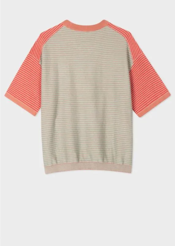 Mens Knitted Stripe Zebra TShirt Paul Smith TShirts Mens Knitted Stripe Zebra TShirt Paul Smith TShirts