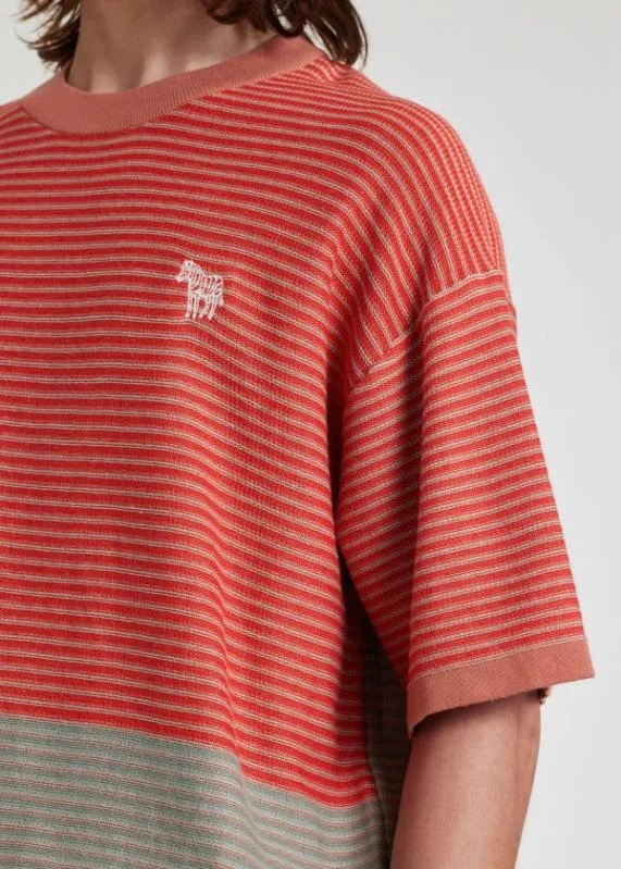 Mens Knitted Stripe Zebra TShirt Paul Smith TShirts Mens Knitted Stripe Zebra TShirt Paul Smith TShirts