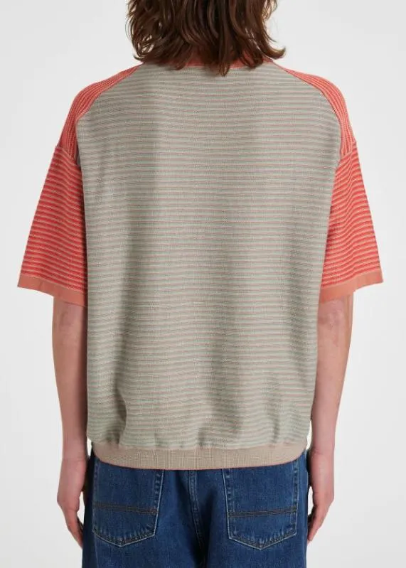 Mens Knitted Stripe Zebra TShirt Paul Smith TShirts Mens Knitted Stripe Zebra TShirt Paul Smith TShirts