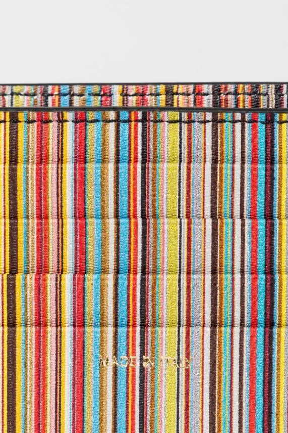 Mens Leather 039Signature Stripe039 Interior Billfold Wallet Paul Smith Monogrammed Gifts Mens Leather 039Signature Stripe039 Interior Billfold Wallet Paul Smith Monogrammed Gifts