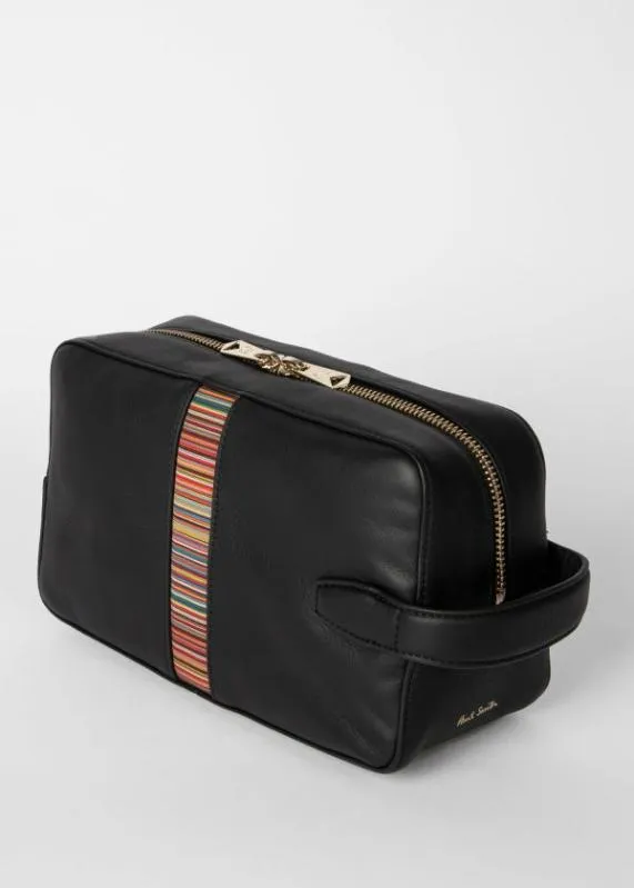Mens Leather 039Signature Stripe039 Wash Bag Paul Smith Bags Mens Leather 039Signature Stripe039 Wash Bag Paul Smith Bags