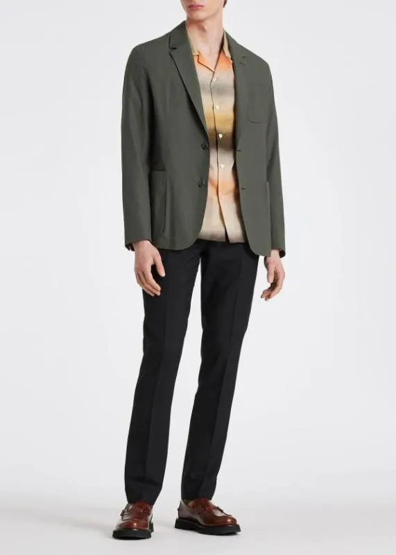 Mens LinenBlend ThreeButton Blazer Paul Smith Blazers