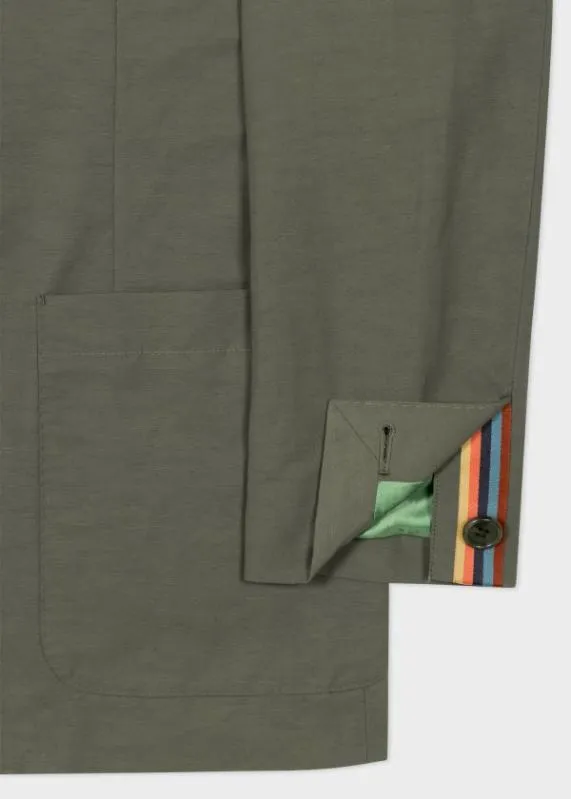 Mens LinenBlend ThreeButton Blazer Paul Smith Blazers Mens LinenBlend ThreeButton Blazer Paul Smith Blazers