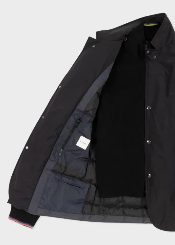 Mens Mixed Media Blazer With Detachable Zip Cardigan Paul Smith Blazers Mens Mixed Media Blazer With Detachable Zip Cardigan Paul Smith Blazers