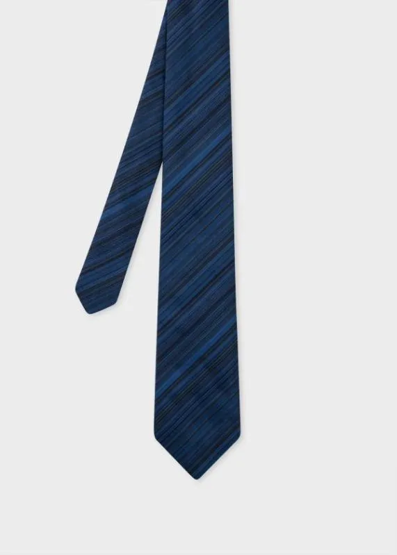 Mens Muted 039Signature Stripe039 Silk Tie Paul Smith Ties