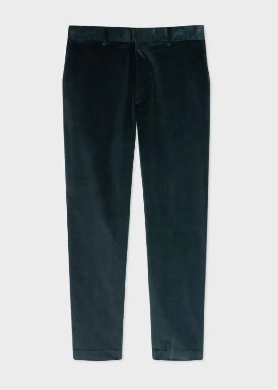 Mens Navy Corduroy Trousers Paul Smith Suits