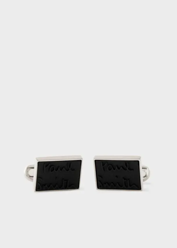 Mens Rubber 039Signature039 Cufflinks Paul Smith Cufflinks