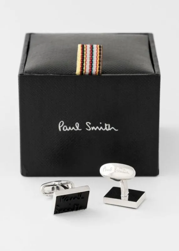 Mens Rubber 039Signature039 Cufflinks Paul Smith Cufflinks Mens Rubber 039Signature039 Cufflinks Paul Smith Cufflinks