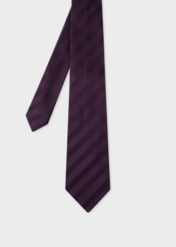 Mens Silk Stripe Tie Paul Smith Ties