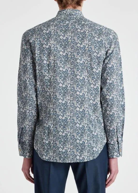 Mens SlimFit 039Liberty Floral039 LongSleeve Shirt Paul Smith Shirts Mens SlimFit 039Liberty Floral039 LongSleeve Shirt Paul Smith Shirts