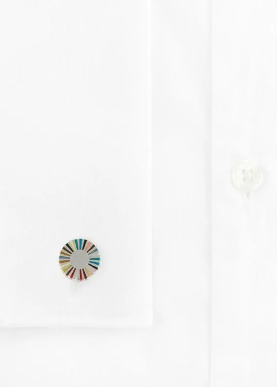 Mens Stripe Edge Circular Cufflinks Paul Smith Cufflinks Mens Stripe Edge Circular Cufflinks Paul Smith Cufflinks