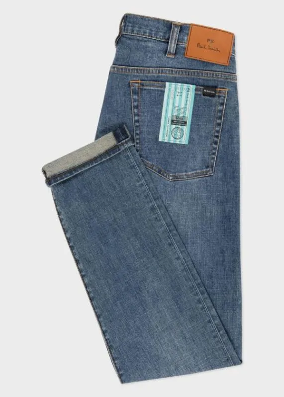 Mens TaperedFit 039Crosshatch Stretch039 Jeans Paul Smith Jeans