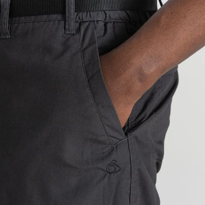 Mens Walking Trousers Craghoppers Kiwi Winter Lined Trousers Black Pepper Mens Walking Trousers Craghoppers Kiwi Winter Lined Trousers Black Pepper