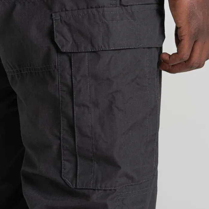Mens Walking Trousers Craghoppers Kiwi Winter Lined Trousers Black Pepper Mens Walking Trousers Craghoppers Kiwi Winter Lined Trousers Black Pepper