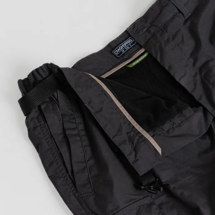 Mens Walking Trousers Craghoppers Kiwi Winter Lined Trousers Black Pepper Mens Walking Trousers Craghoppers Kiwi Winter Lined Trousers Black Pepper