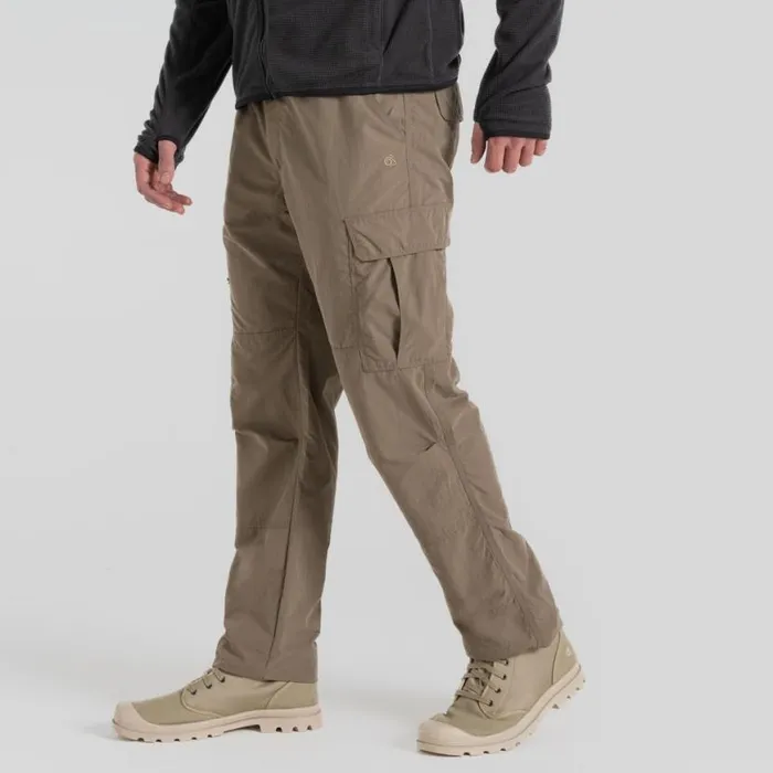 Mens Walking Trousers Craghoppers NosiLife Cargo Trouser III Pebble