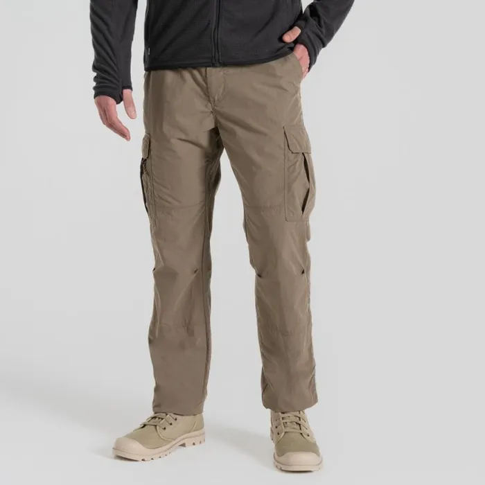Mens Walking Trousers Craghoppers NosiLife Cargo Trouser III Pebble Mens Walking Trousers Craghoppers NosiLife Cargo Trouser III Pebble
